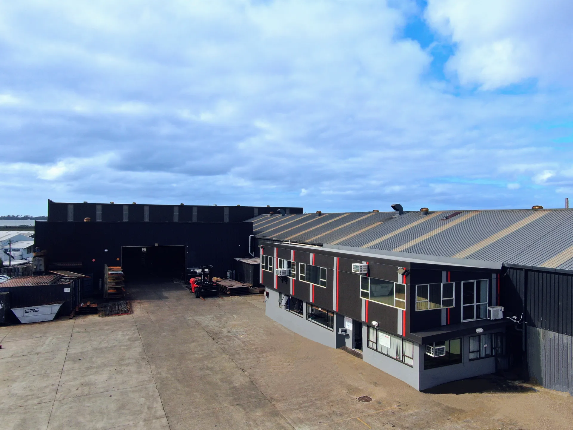 Enterprize Steel workshop yard